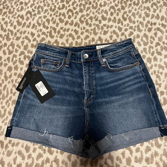 Rag & Bone high rise shorts sz 27 NWT - Picture 6 of 7